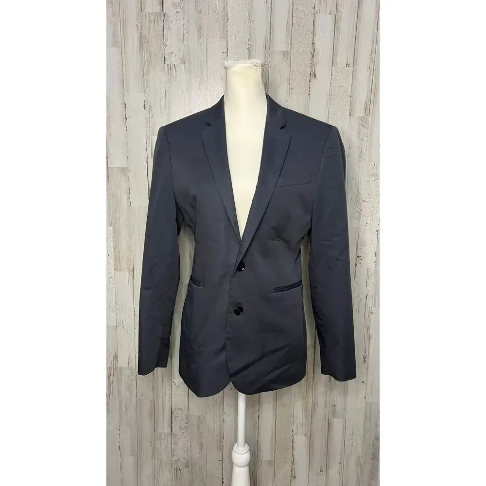 Express Innovator‎ Men's Size 36 Short Extra Slim Grey Blazer